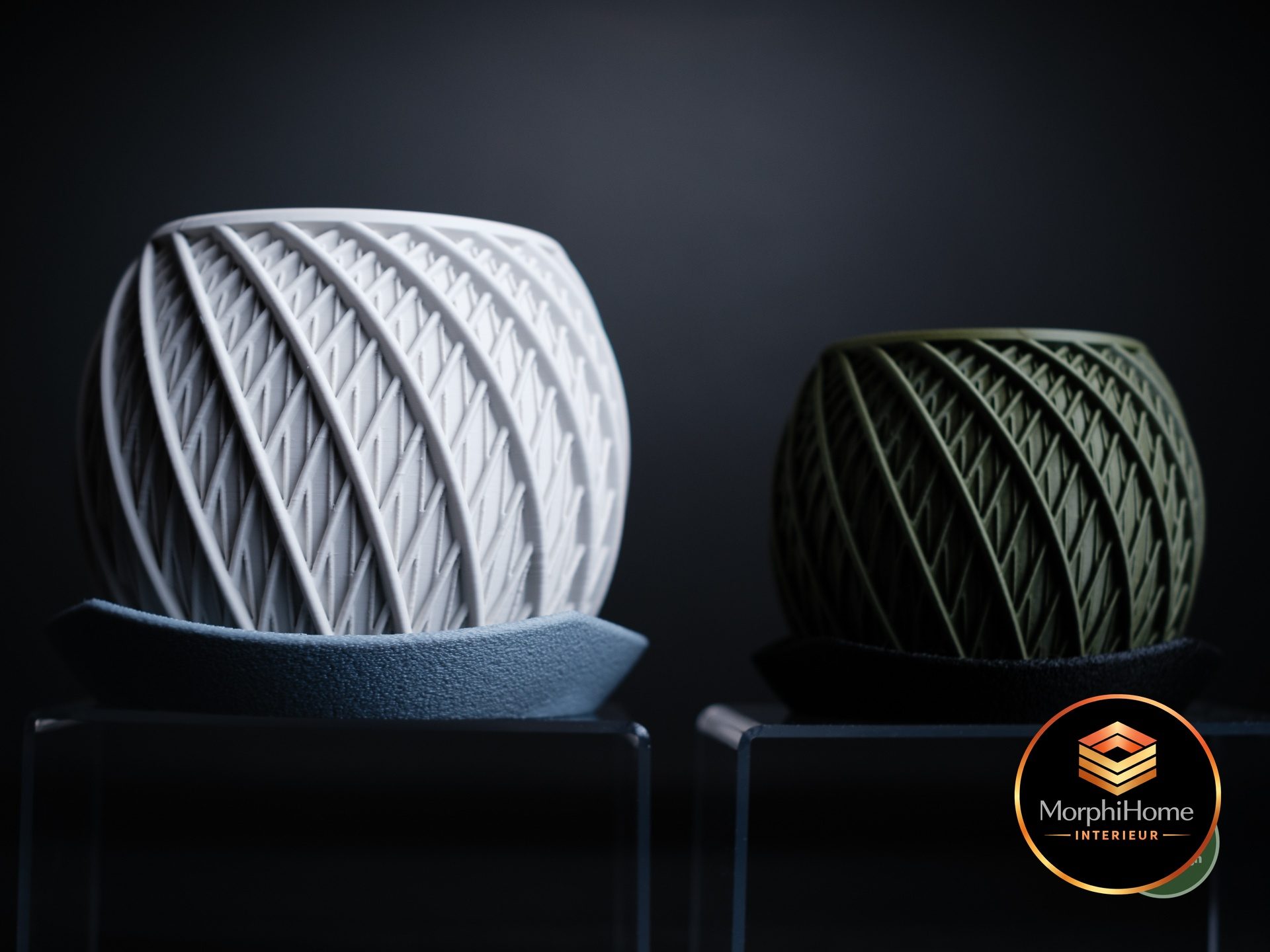 Vortex Planter, bloempot van MorphiHome
