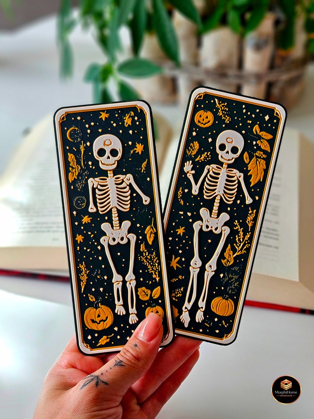 Wakende Skeletten - Set, boekenlegger van MorphiHome
