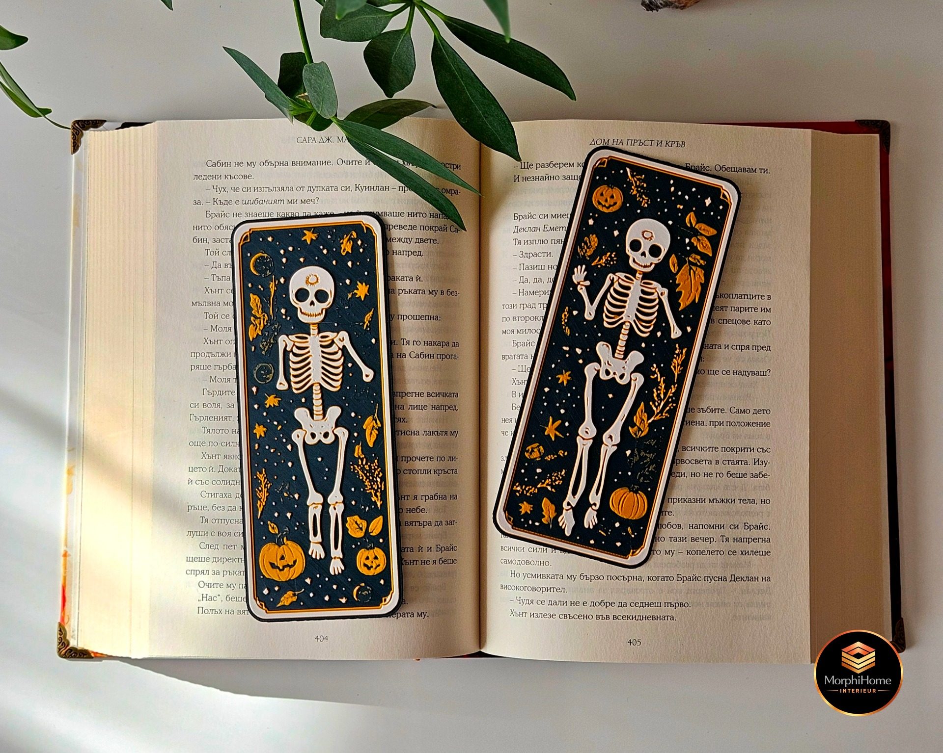 Wakende Skeletten - Set, boekenlegger van MorphiHome