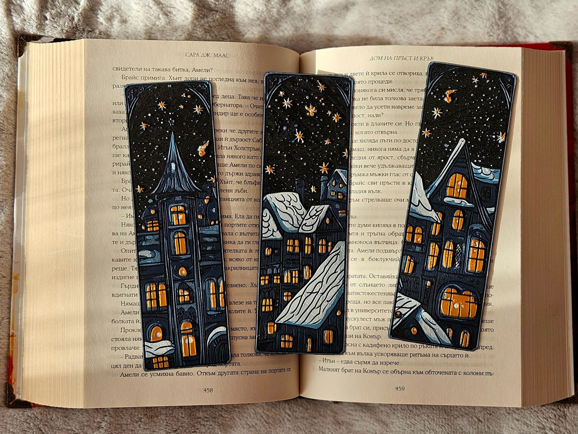 Winter Glow - Cozy Christmas Set, boekenlegger van MorphiHome