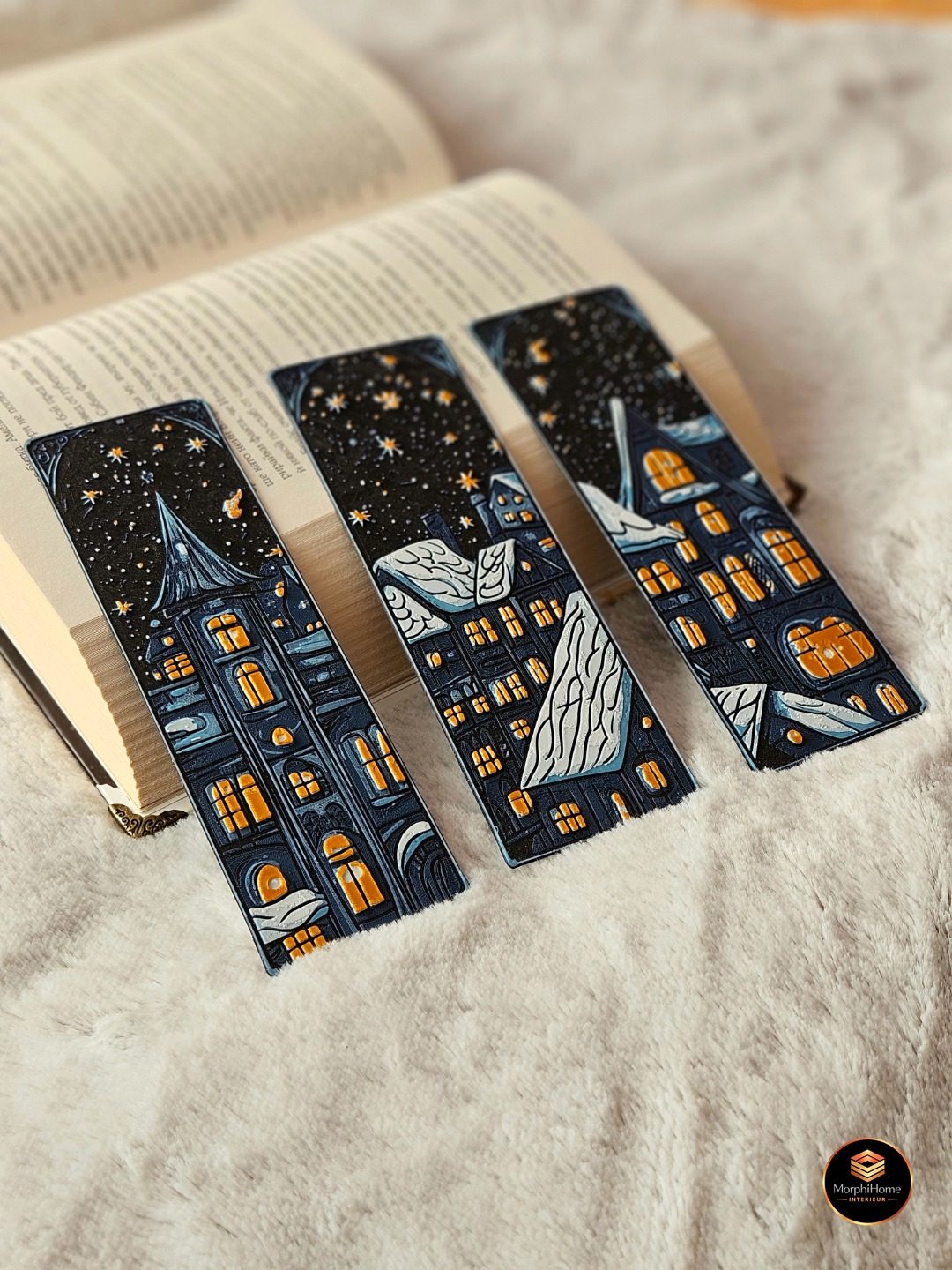 Winter Glow - Cozy Christmas Set, boekenlegger van MorphiHome