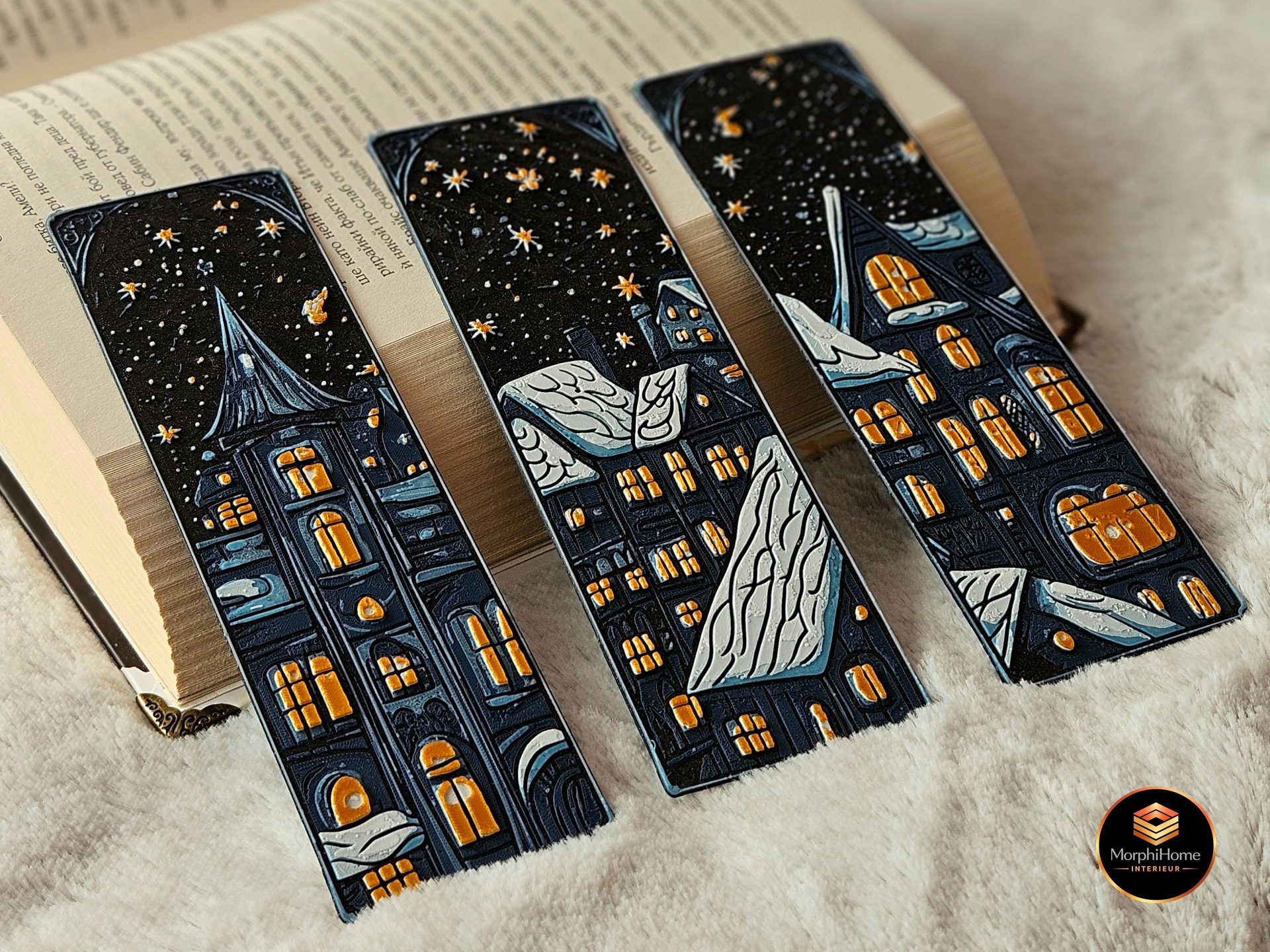 Winter Glow - Cozy Christmas Set, boekenlegger van MorphiHome