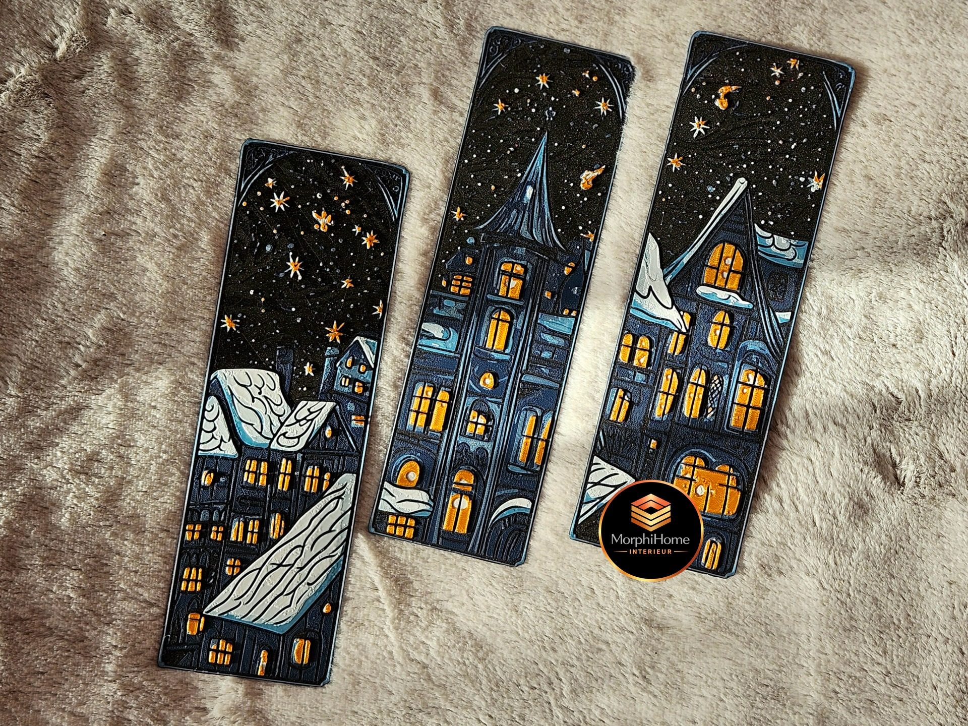 Winter Glow - Cozy Christmas Set, boekenlegger van MorphiHome