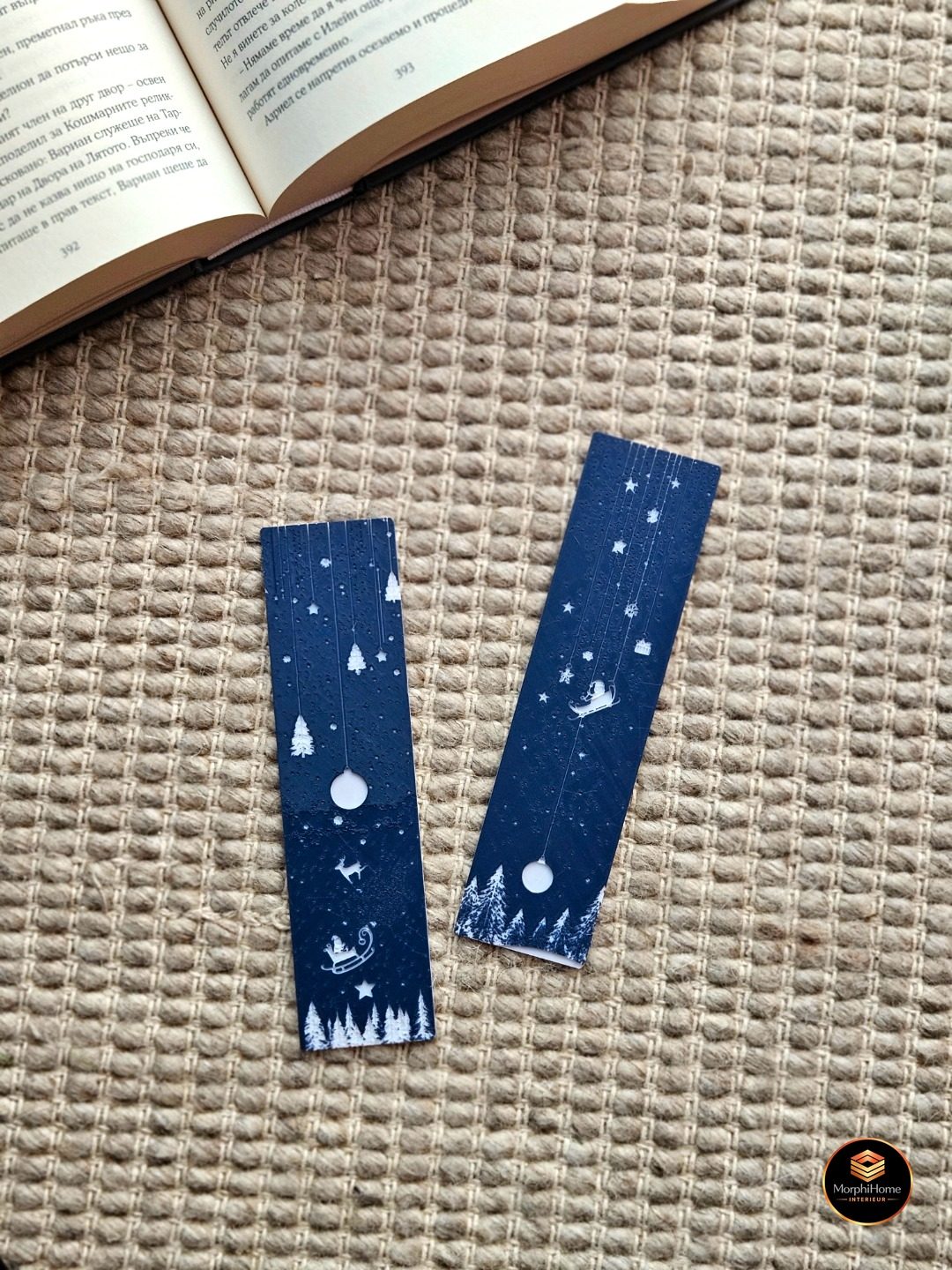 Winteravond - Christmas Set, boekenlegger van MorphiHome