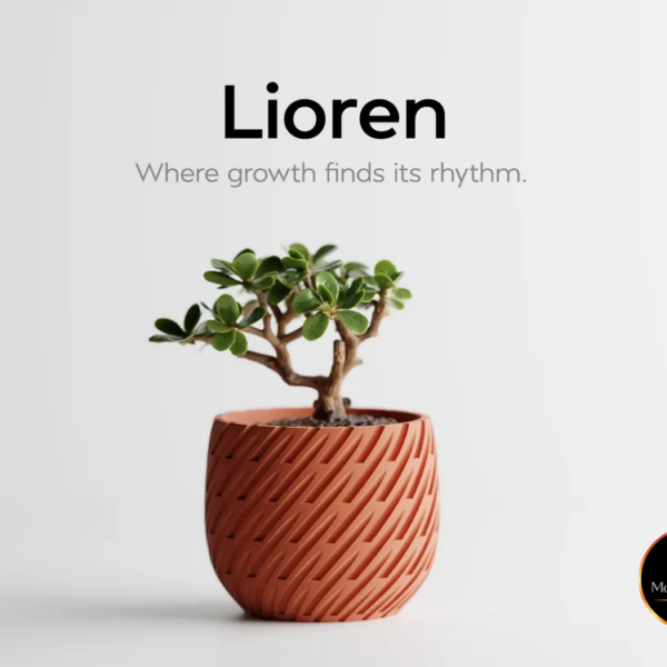 Lioren Bloempot van MorphiHome met logo rechtsonder - fallback afbeelding 1