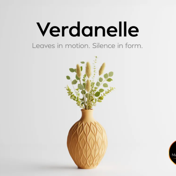Verdanelle Vaas van MorphiHome met logo rechtsonder - fallback afbeelding 1
